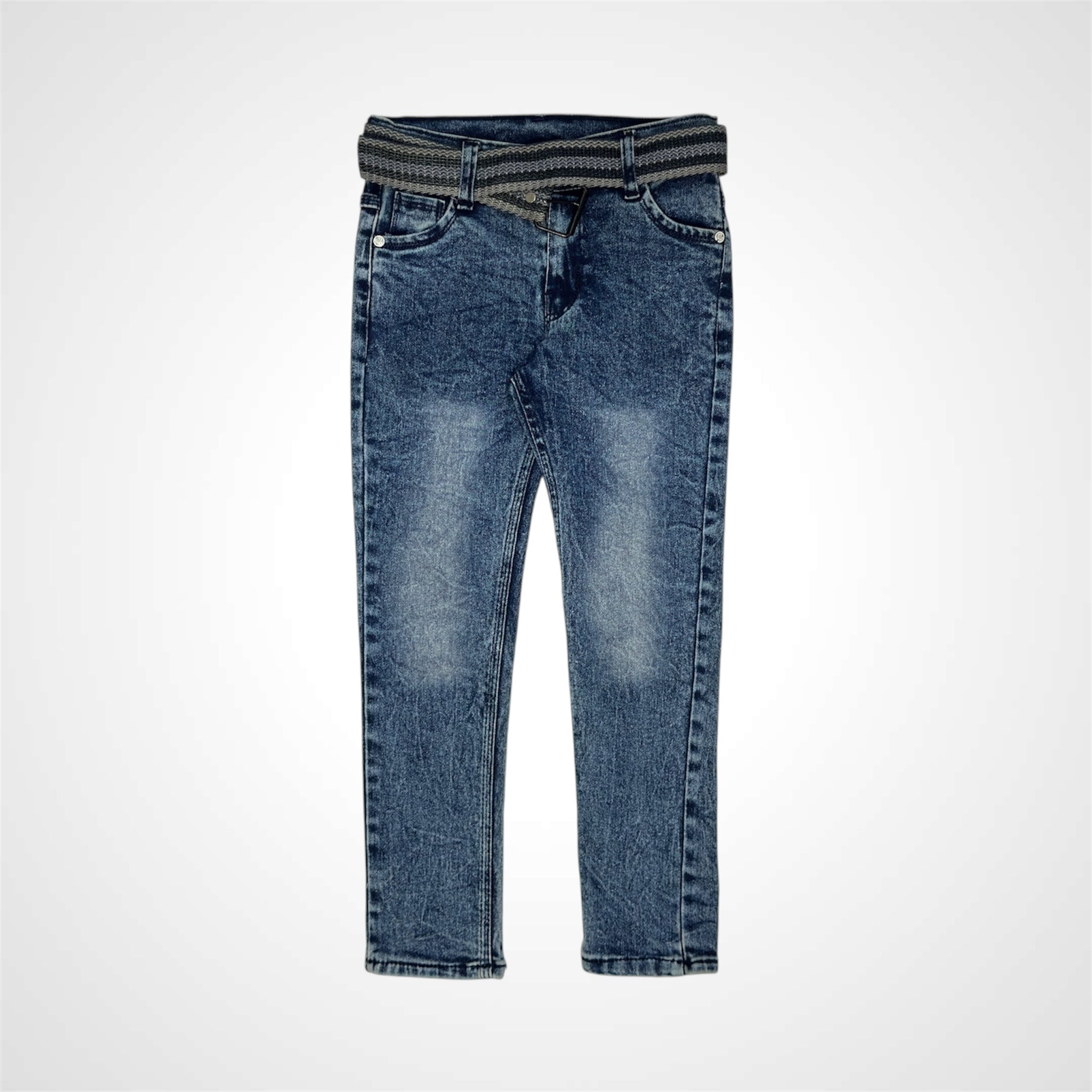ATM JEANSoption1Classic Fit Jeans with Included Belt for Kids - ATM JEANS
